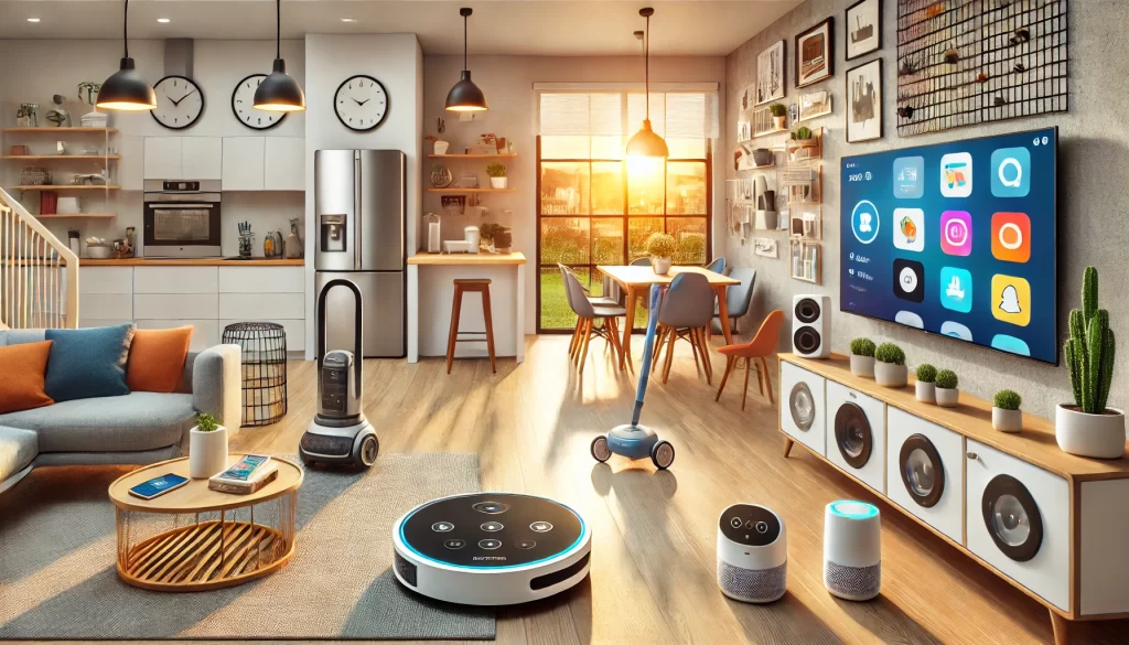 image of travel tech demonstration at a fair